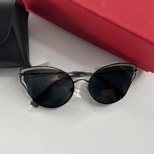 VALENTINO 58mm Layered Frame Aviator Sunglasses